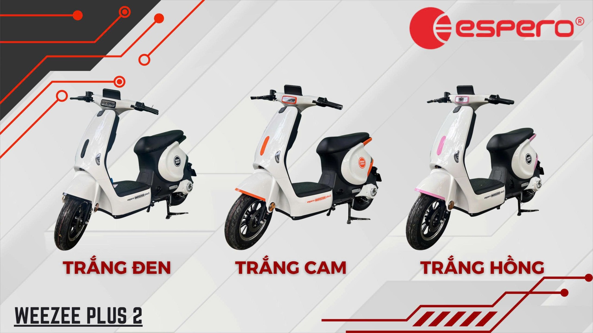 Xe Máy Điện  ESPERO Weezee Plus 2