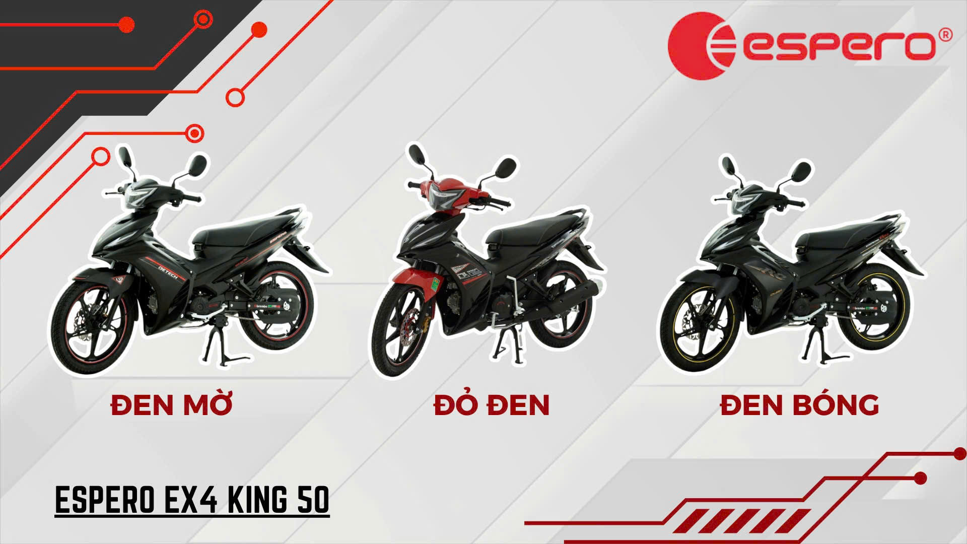 Xe Máy Dưới 50CC  ESPERO EX4 King 50