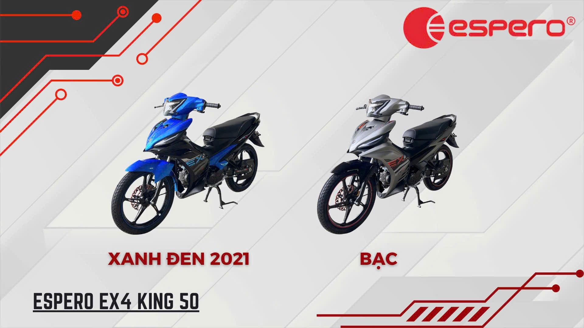 Xe Máy Dưới 50CC  ESPERO EX4 King 50