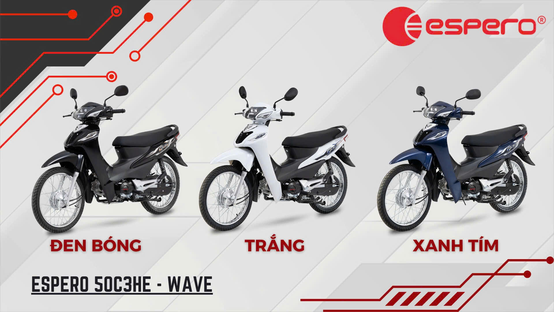 Xe Máy Dưới 50CC  ESPERO 50C3He