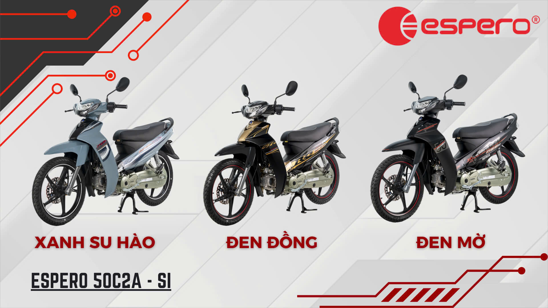 50CC Motorcycle  ESPERO 50C2a